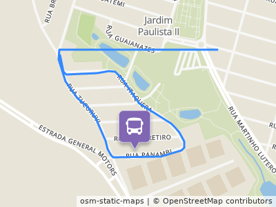 Mapa da parada