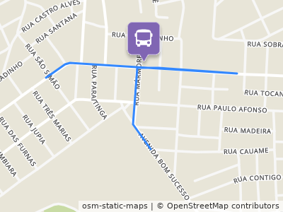 Mapa da parada