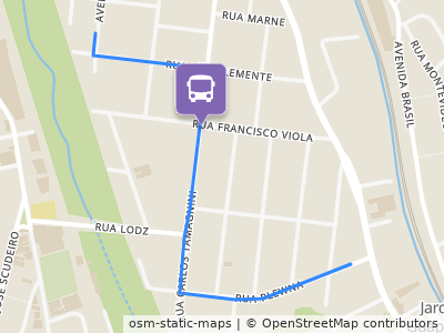 Mapa da parada