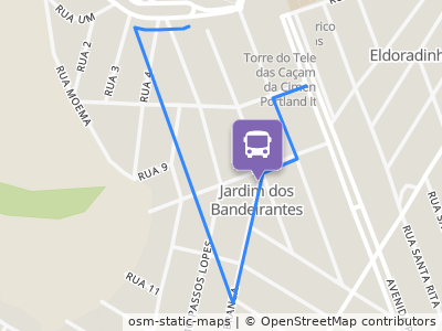 Mapa da parada