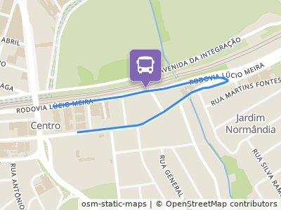 Mapa da parada