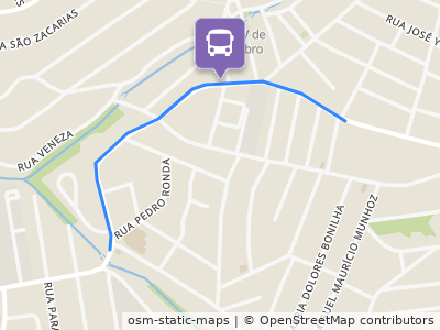 Mapa da parada