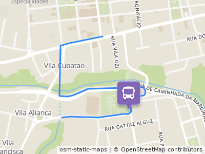 Mapa da parada