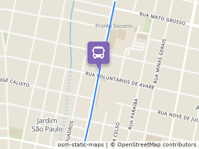 Mapa da parada