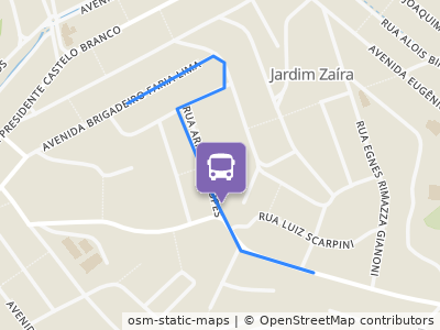 Mapa da parada