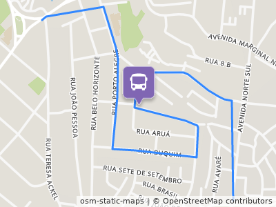 Mapa da parada