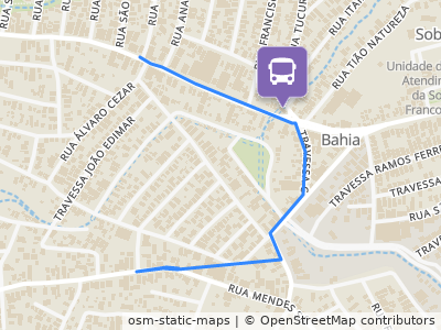 Mapa da parada