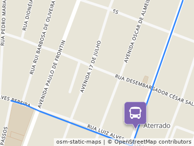 Mapa da parada