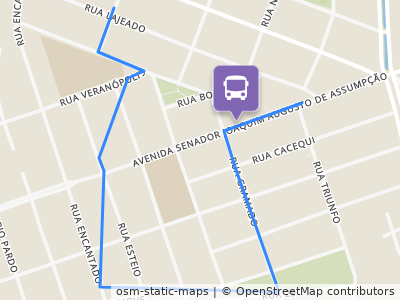 Mapa da parada