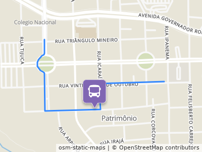 Mapa da parada
