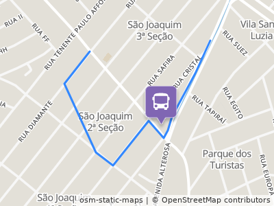 Mapa da parada