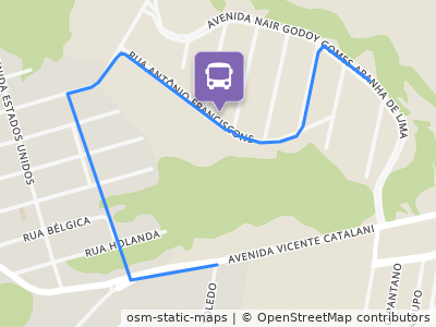 Mapa da parada