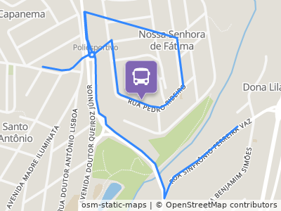 Mapa da parada
