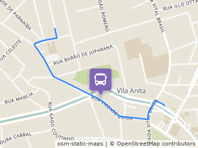 Mapa da parada