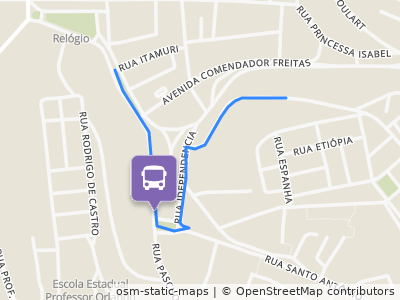 Mapa da parada