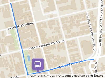 Mapa da parada