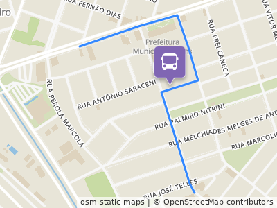 Mapa da parada