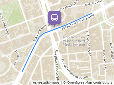 Mapa da parada
