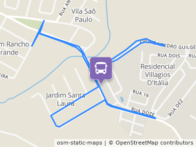Mapa da parada