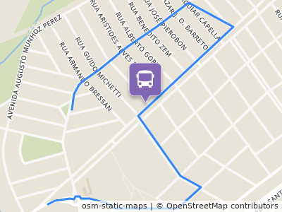 Mapa da parada
