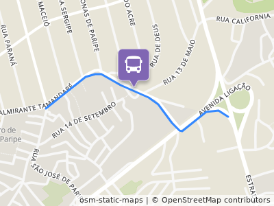Mapa da parada