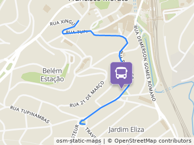 Mapa da parada