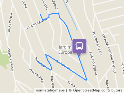 Mapa da parada