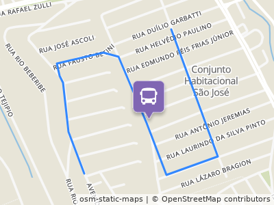 Mapa da parada