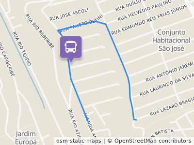 Mapa da parada