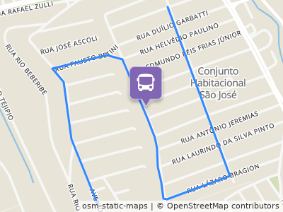 Mapa da parada