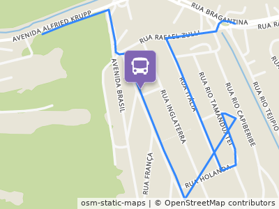Mapa da parada