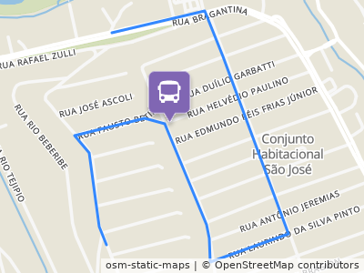 Mapa da parada