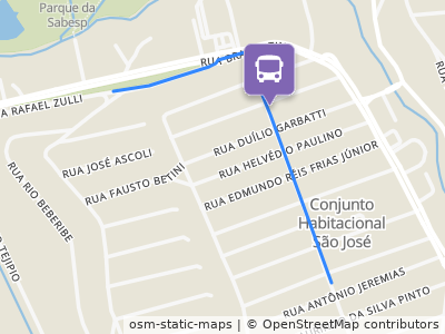 Mapa da parada