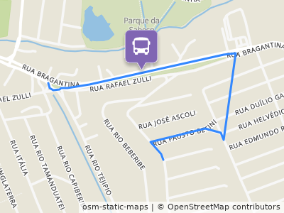 Mapa da parada