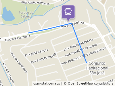 Mapa da parada