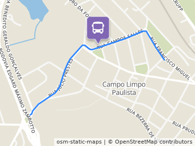 Mapa da parada