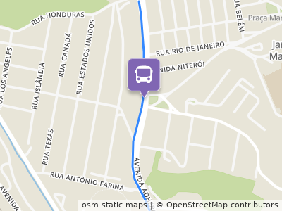 Mapa da parada