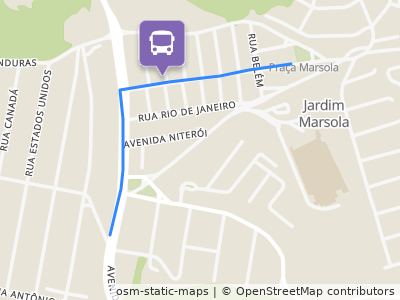 Mapa da parada