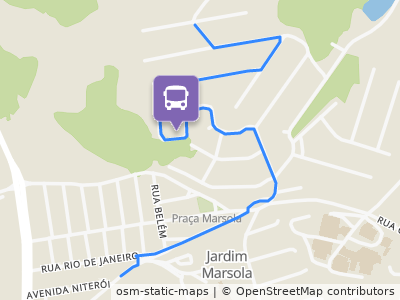 Mapa da parada