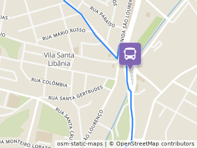 Mapa da parada