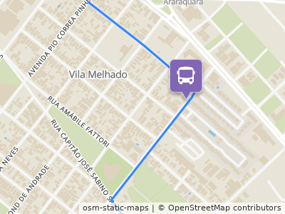 Mapa da parada