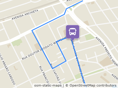 Mapa da parada