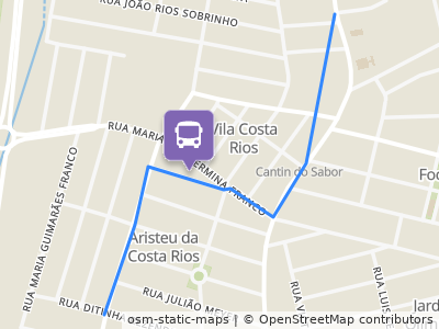 Mapa da parada