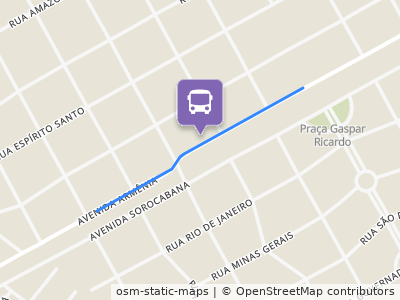 Mapa da parada