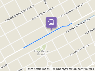 Mapa da parada