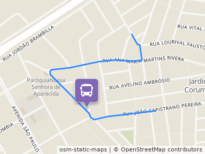 Mapa da parada