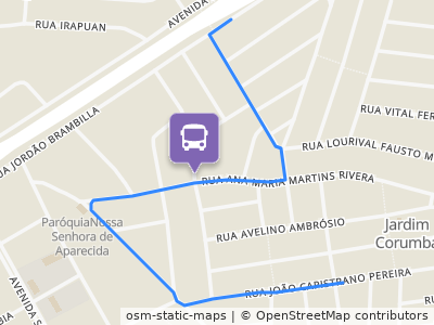 Mapa da parada