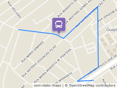 Mapa da parada