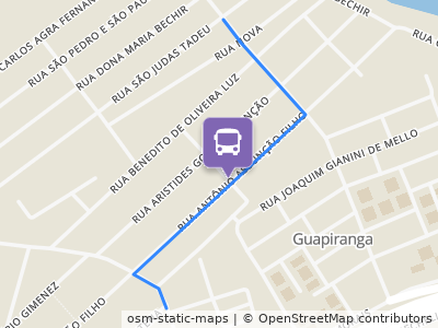 Mapa da parada