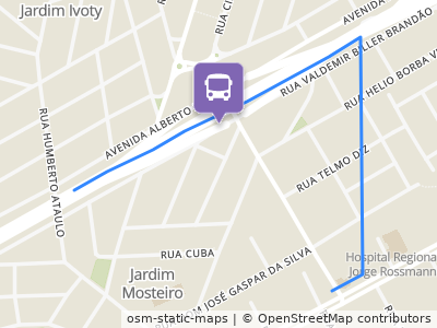 Mapa da parada